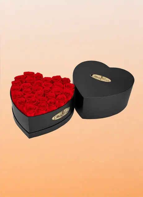 Preserved boxed roses